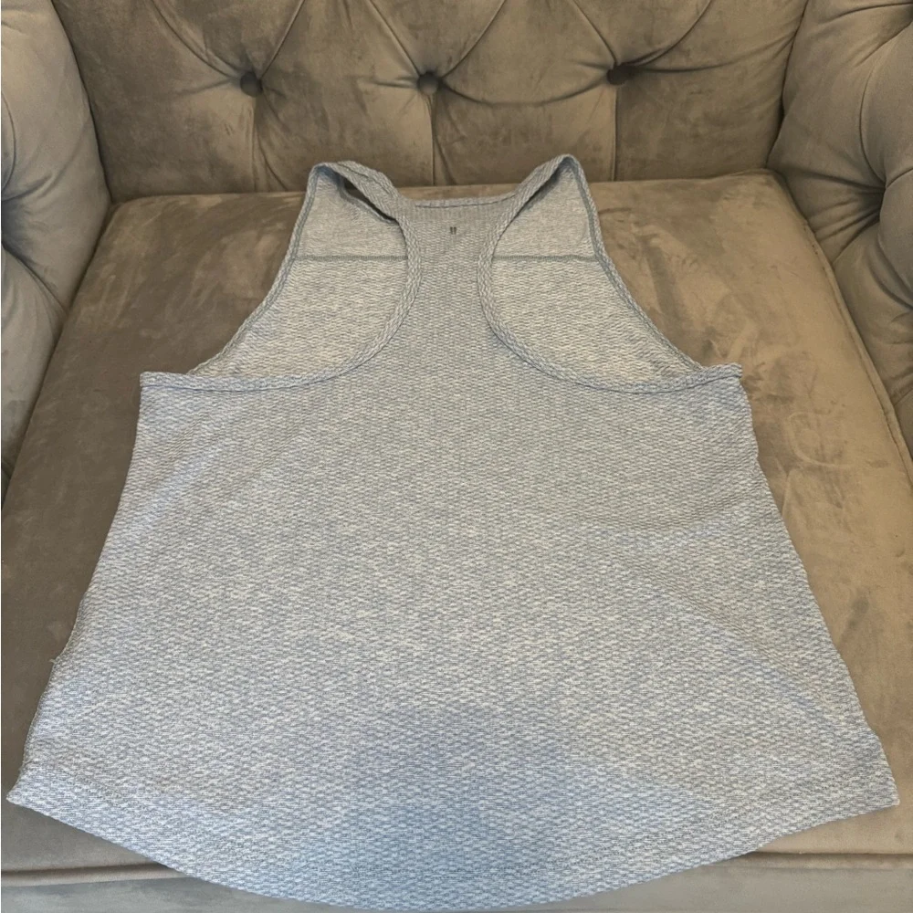 NOBULL Heathered Light Blue Tank Top - Picture 4 of 5